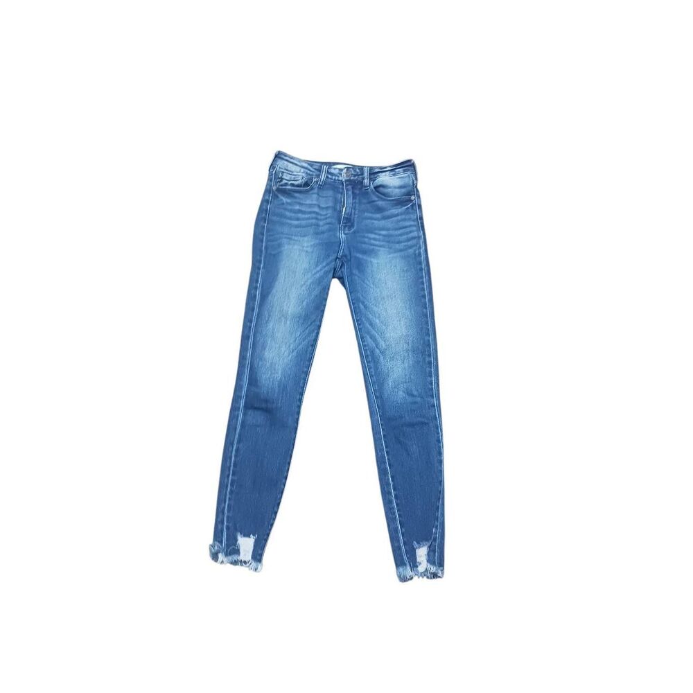 Kancan raw hem light distressing 26 Jegging